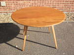 Ercol Drop Leaf Dining Table & 4 Goldsmith Chairs Model 369
