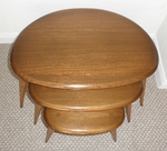 Nest of Ercol ‘Pebble’ Coffee Tables
