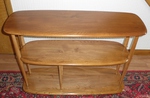 Ercol Trolley Book Case / Low Room Divider / Shelf Unit