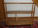 Ercol Trolley Book Case / Low Room Divider / Shelf Unit