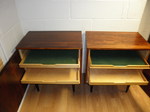 S 14 - Pair of Danish Rosewood Bookcases / Display Cabinets