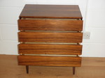 Danish Rosewood Chest of Drawers by Ib Kofod Larsen