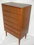 Teak Chest of Drawers (six drawers)