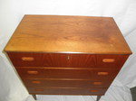 Teak Chest of Drawers (four drawers)