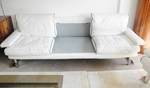 Pieff White Leather Lounge Suite complete with Mandarin Coffee Table