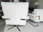 Pieff White Leather Lounge Suite complete with Mandarin Coffee Table