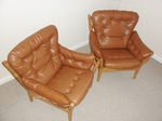 Pair of John Mortensen / Magnus Olesen Lounge Chairs (Model 4521)