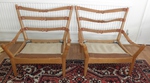Pair of John Mortensen / Magnus Olesen Lounge Chairs (Model 4521)