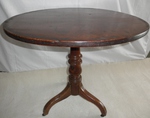 Georgian Circular Mahogany Tilt Top Occasional or Small Supper Table 
