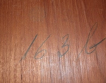 Danish Teak Triangular Occasional Table (Guitar Pick or Plectrum style)