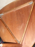 Danish Teak Triangular Occasional Table (Guitar Pick or Plectrum style)