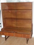Turnidge of London -  1960s Teak Display Cabinet / Bookcase