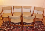 Danish Teak Dining Chairs – 4 + 2 Carvers