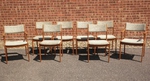 Set of 8 Danish Uldum Teak Dining Chairs (6 + 2 Carvers) 