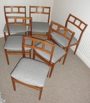 Set of 6 Danish Teak Dining Chairs – Uldum  / Johannes Andersen