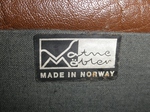 Pair of Vatne Møbler Brown Leather Armchairs 