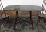 1960s Ercol Drop Leaf Dining Table - Dark Finish
