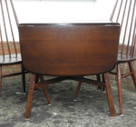1960s Ercol Drop Leaf Dining Table - Dark Finish