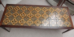 1960s Danish Rosewood & Tiled Coffee Table - H W Klein