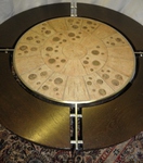 1960s Ryesberg Circular Coffee Table - Svend Aage Jessen & Sejer Ceramic
