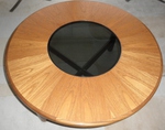 GPlan Teak & Glass Circular Coffee Table