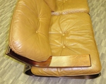 1960s Scandinavian Leather & Bentwood Sofa – 3 Seater