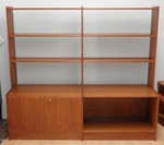 1970s Teak Base Unit with Adjustable Display Shelves