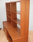 1970s Teak Base Unit with Adjustable Display Shelves