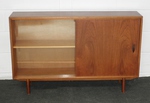 Pair of Herbert E Gibb –  Half-glazed Teak Display Cabinets /Bookcases