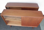 Pair of Herbert E Gibb –  Half-glazed Teak Display Cabinets /Bookcases