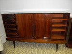 1960s Omann Jun Danish Rosewood Highboard Cabinet Model No.13