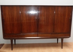 1960s Omann Jun Danish Rosewood Highboard Cabinet Model No.13