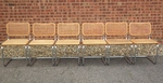 Six Marcel Breuer - Cesca Chairs in light beech