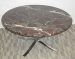 Sigurd Resell / Vatne Mobler Marble & Chrome Falcon Coffee Table