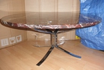 Sigurd Resell / Vatne Mobler Marble & Chrome Falcon Coffee Table