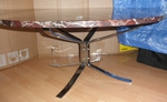 Sigurd Resell / Vatne Mobler Marble & Chrome Falcon Coffee Table