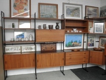 1960s Teak Wall Unit System Interflex, UK