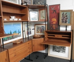 1960s Teak Wall Unit System Interflex, UK