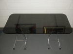 Chrome & Glass Trestle Table – Pieff of Worcester