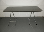 Chrome & Glass Trestle Table – Pieff of Worcester