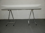 Chrome & Glass Trestle Table – Pieff of Worcester
