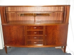 1960s Danish Walnut Highboard / High Sideboard