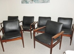 Set of 6 Finn Juhl Diplomat Chairs by CADO