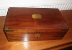 George III Mahogany Writing Slope