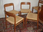 Set of four - Niels O Moller Model 75 chairs