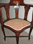 Edwardian Mahogany Inlaid Corner Chair