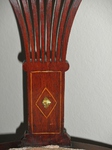 Edwardian Mahogany Inlaid Corner Chair