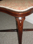 Edwardian Mahogany Inlaid Corner Chair