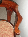 Edwardian Mahogany Inlaid Corner Chair