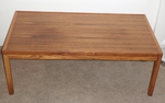 Danish Rosewood Coffee Table with fluted legs